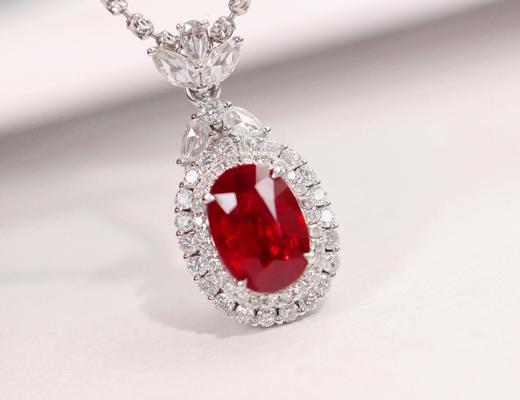 2.12ct刻面红宝石吊坠 商品图2