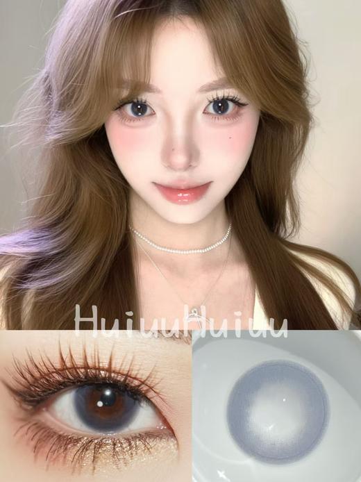 【中直径】Ealla girl-小面纱蓝 -14.2mm【年抛 度数0-800度 无525/575】 商品图0