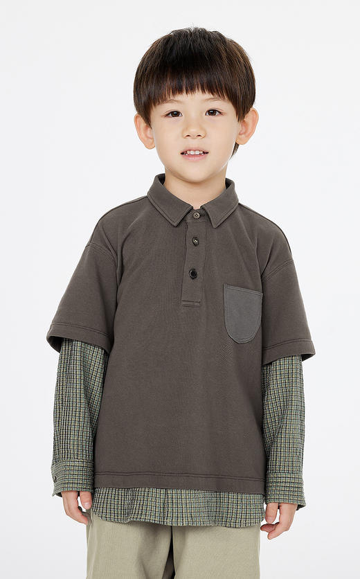 jnby   25年春款  长袖polo杉   1P1110670 商品图1