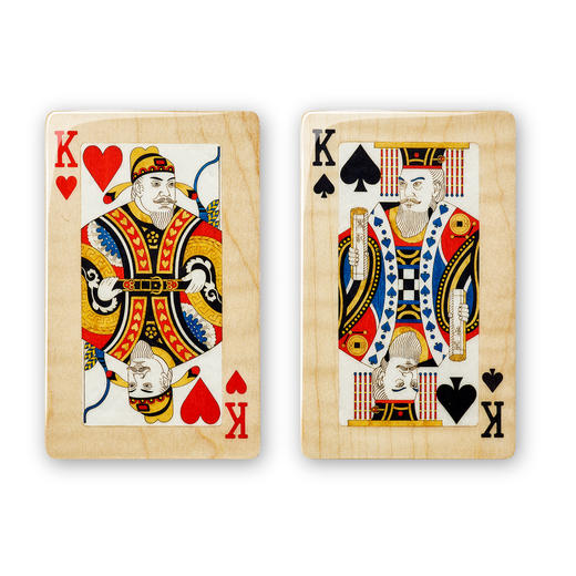 风流人物木质镶嵌扑克装饰画 商品图1