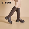 星期六时尚百搭厚底长筒靴SSC3117626 商品缩略图2