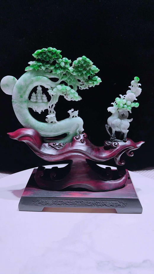 620802翡翠摆件【一路发财】 商品图3