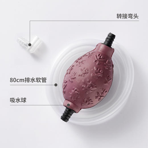 雅集茶具干湿分离茶渣桶7L（灰白色） 商品图5