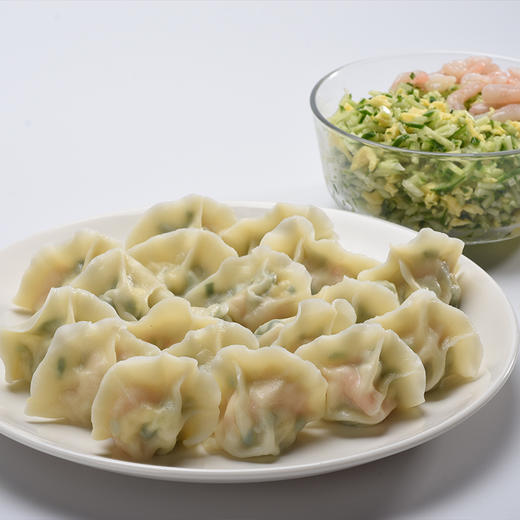 有机虾仁黄瓜水饺260g/袋(12只)*3 有机猪肉虾仁韭菜水饺260g/（12只）*3 商品图2