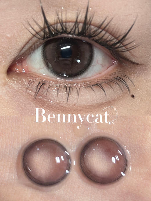 自然款推荐丨纯净气泡棕·Bennycat丨14.2mm（半年抛/2片装） 商品图4