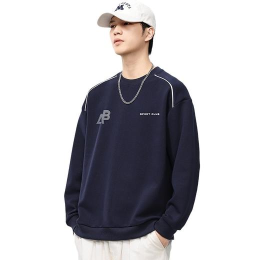 【新款DQ】大依优型大码男装330G重磅印花圆领卫衣男宽松百搭休闲上衣男士胖子潮流 商品图6