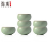 雅集茶具汝窑禅定碗型品茶杯（6个装） 商品缩略图0