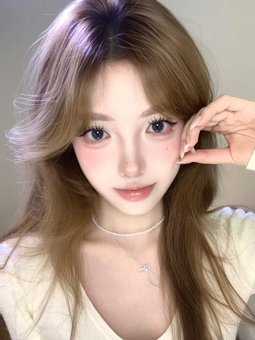 【中直径】Ealla girl-小面纱蓝 -14.2mm【年抛 度数0-800度 无525/575】 商品图3