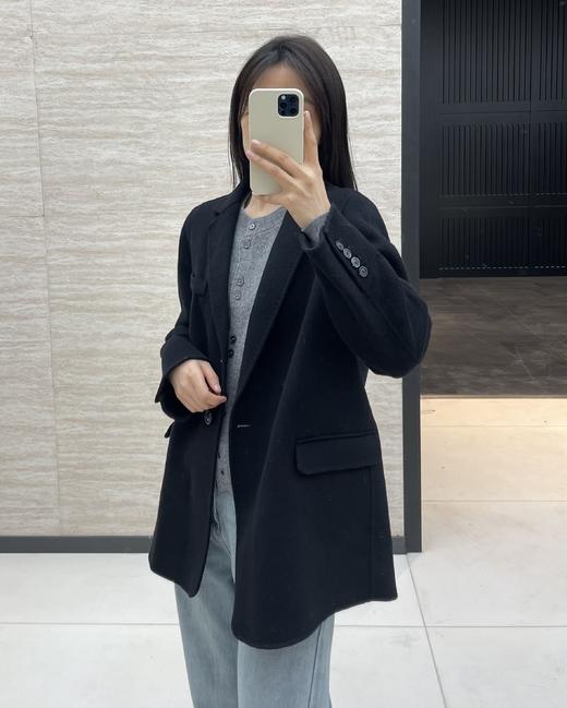 80%羊毛+20%羊绒❗️M*xM*ra同款💰6000+ 一折购！【双面呢短款羊毛西装外套】纯手工缝制羊毛大衣✅保暖舒适！贴身穿不扎人，手感超软糯！短款超百搭！穿十年都不会过时的款 商品图6