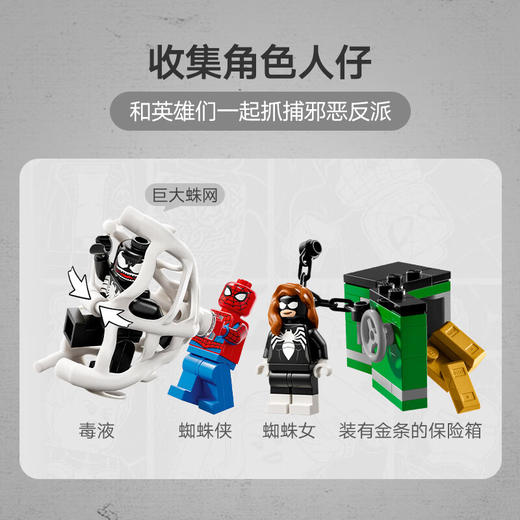 乐高积木L76309蜘蛛侠大战毒液肌肉车 商品图2