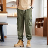 【DQ】大依优型大码男装工装休闲裤男宽松加大码简约百搭束脚长裤男士胖子潮流 商品缩略图11
