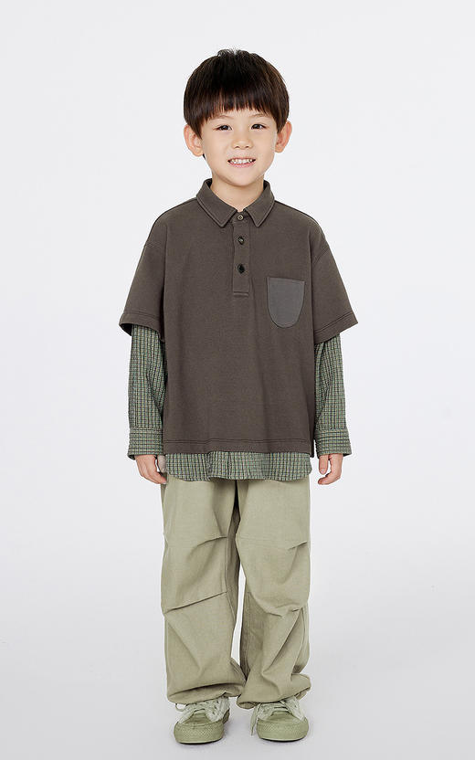 jnby   25年春款  长袖polo杉   1P1110670 商品图0