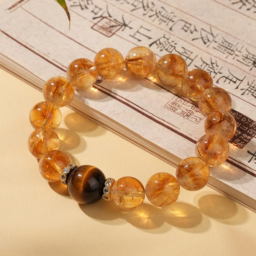 黄水晶金霸手串系列 | 搞事业人的黄搭子，浮光灵韵，金灿贵气，揽来正米米这 商品图2