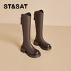 星期六时尚百搭厚底长筒靴SSC3117626 商品缩略图4