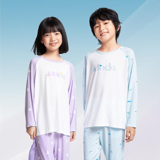 男女童家居服套装春季新款安奈儿童装JM511050 商品图2