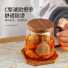 雅集玻璃杯一叶菩提杯500ml（木盖款） 商品缩略图6
