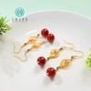 S925银南红耳坠 商品缩略图0