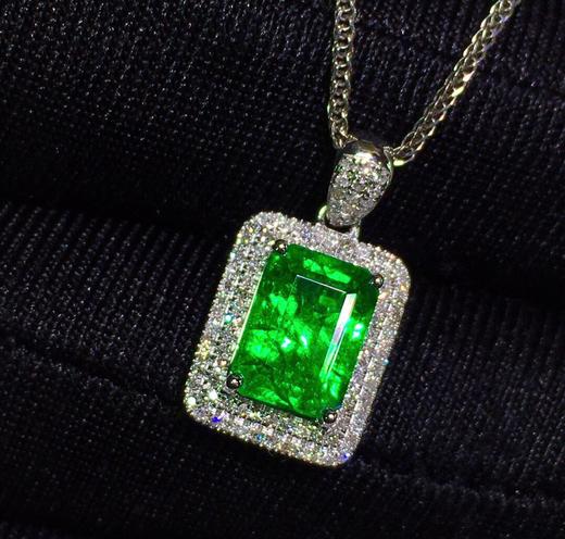 1.78ct刻面祖母绿吊坠 商品图1