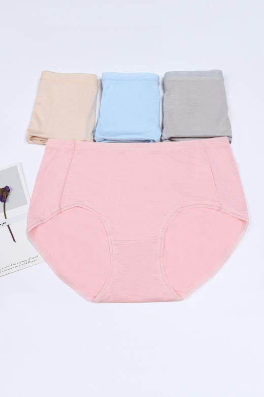 都市丽人女士内裤人棉平角裤LK0BN6 商品图0