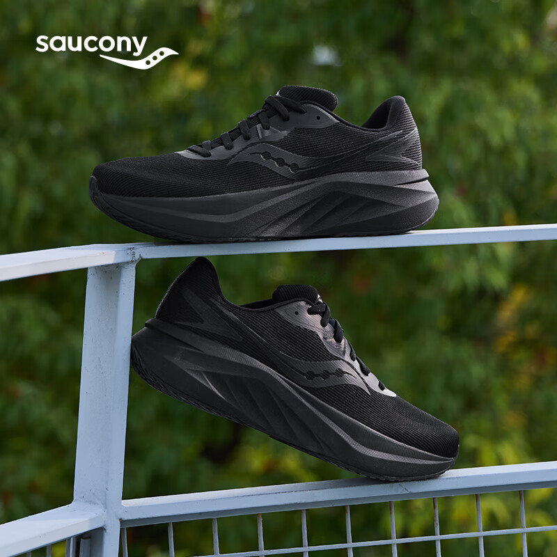 Saucony索康尼 浪潮3 男女款春季新款透气缓震入门跑步训练运动鞋