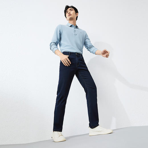 【含莱赛尔】柒牌直筒牛仔裤男春季2025新款休闲百搭耐磨水洗长裤128H72860 商品图3