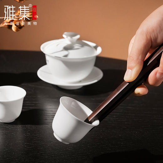 雅集茶具黑檀茶夹 商品图4