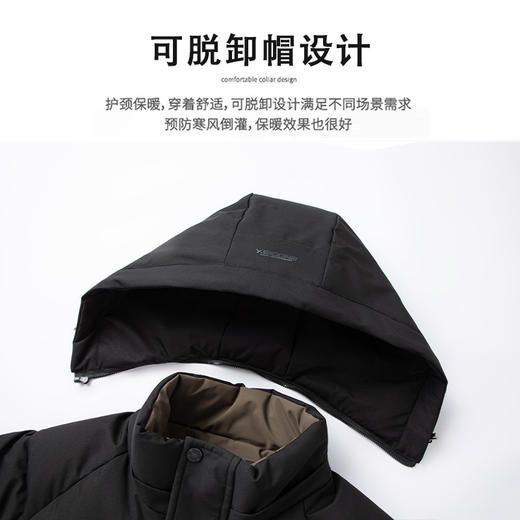 【冬季男士石墨烯蓄热棉衣 】中年爸爸休闲加厚保暖防寒棉服外套 商品图1