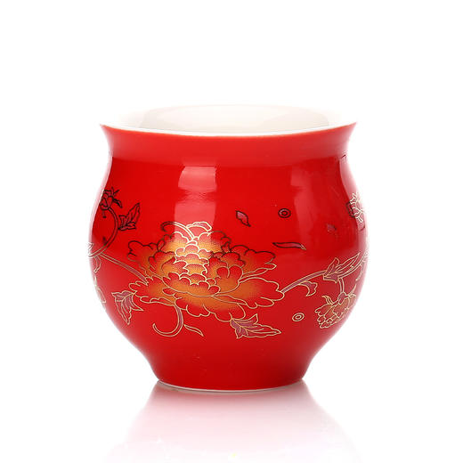 雅集茶具红牡丹品茶杯（1个装） 商品图5