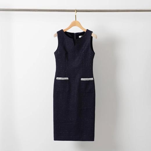 IWY/藏青色小香风外套背心裙两件套冬季新款职业装高级感职业套装 WCQ031 商品图2