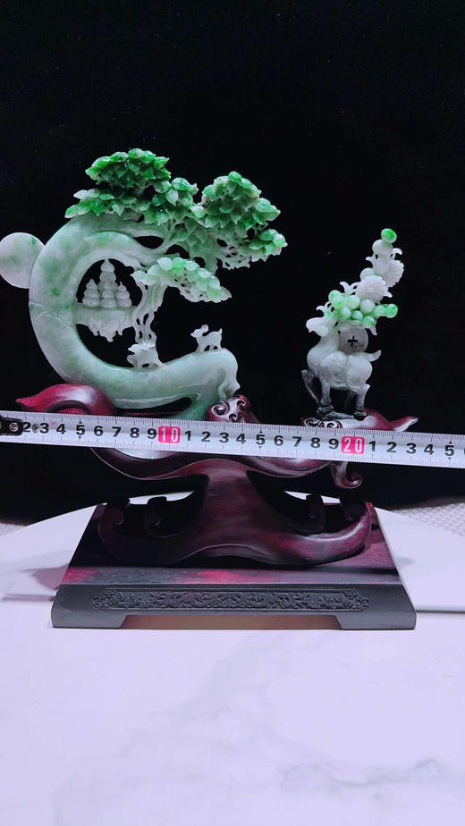 620802翡翠摆件【一路发财】 商品图2