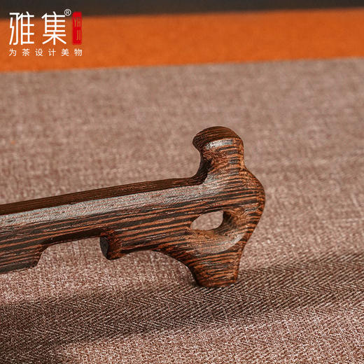 雅集茶具鸡翅木折叠茶饼架 商品图5