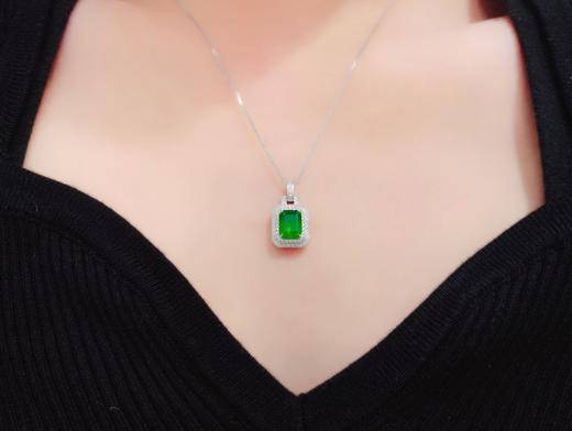 2.13ct刻面祖母绿吊坠 商品图4