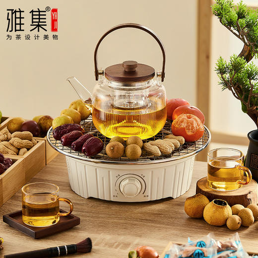 雅集电器简约电陶炉800w（围炉款-米白） 商品图12