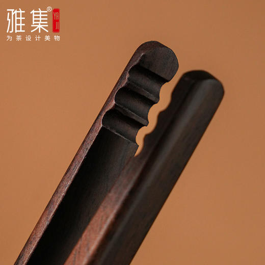雅集茶具黑檀茶夹 商品图6