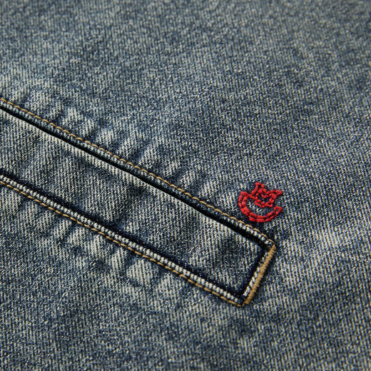 谜底牛仔背心式连衣裙2025春季新品设计感大口袋直筒裙251ML0060 商品图3