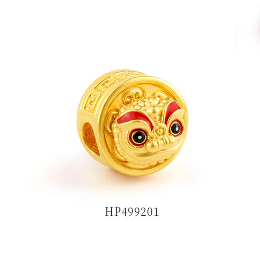 国潮醒狮转运珠 黄金足金醒狮转运珠祝福礼物MEMORA诗普琳HP499201、HP499202 商品图7
