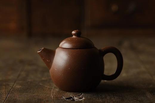 90年代台订款｜老紫泥龙蛋壶紫砂壶 全手工 约135ml 商品图0