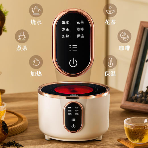 雅集电器直身电陶炉800W（迷你款-米白） 商品图6