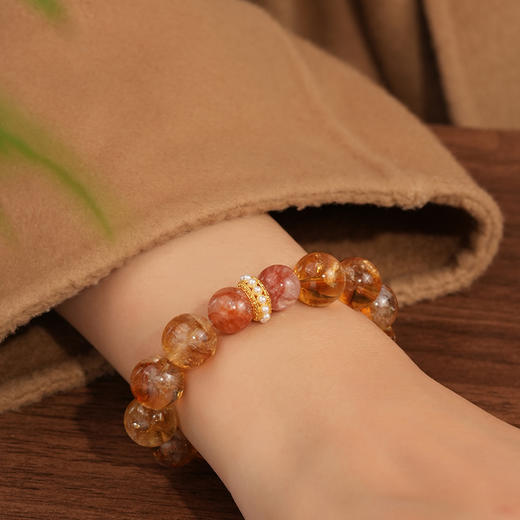 黄水晶金霸手串系列 | 搞事业人的黄搭子，浮光灵韵，金灿贵气，揽来正米米这 商品图6