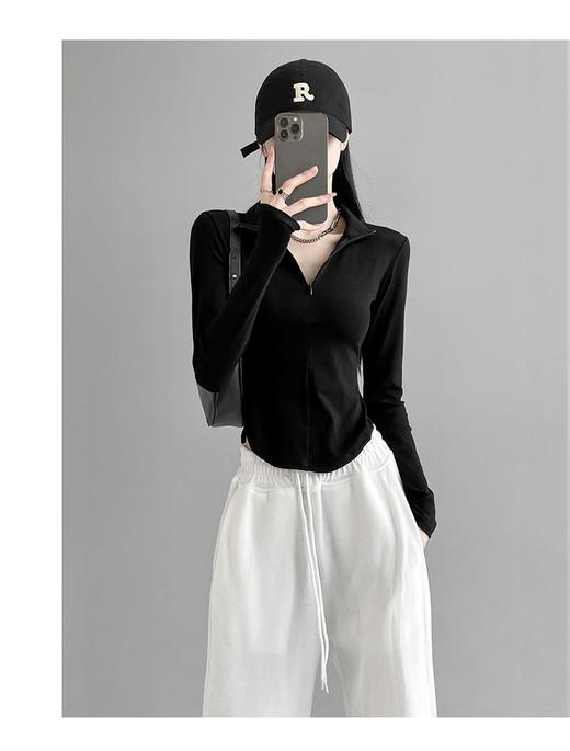 【巨显腰身❗】🔥lulu风纯欲加绒长袖打底‼️修身显瘦太绝了🥇品质🈚di！ 商品图12