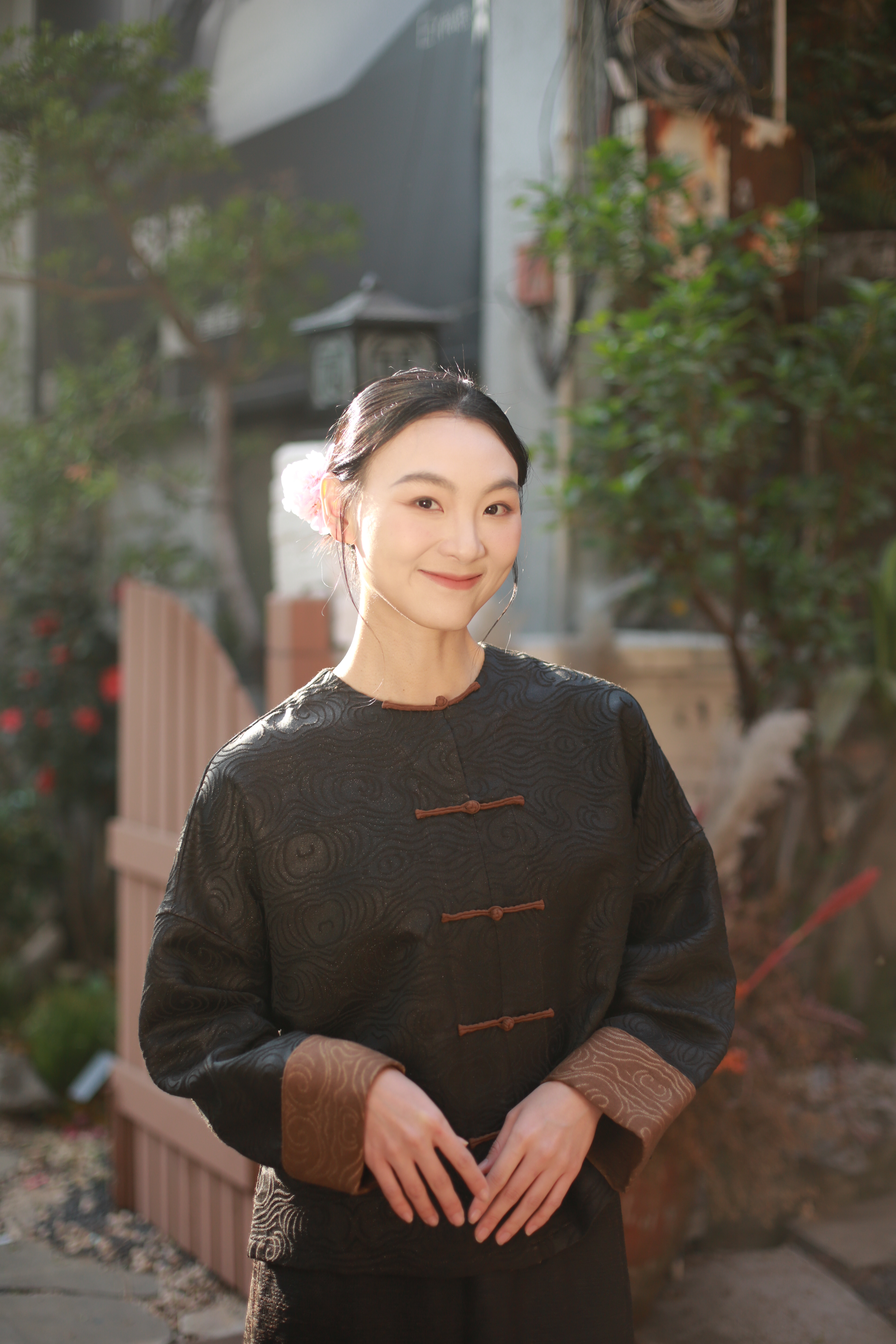 漫物记立领五盘扣圆领上衣XYS-W253