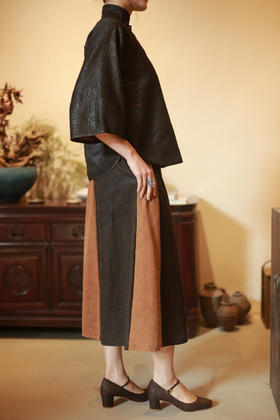 漫物记拼接半身裙XYS-w188