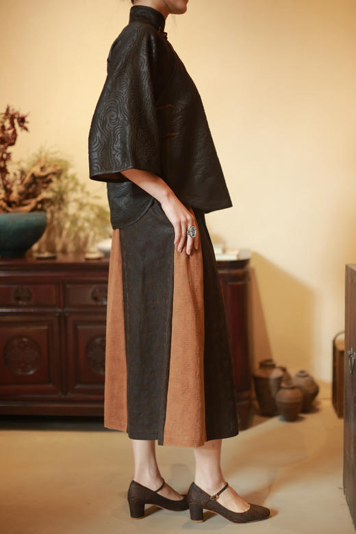 漫物记拼接半身裙XYS-w188 商品图0