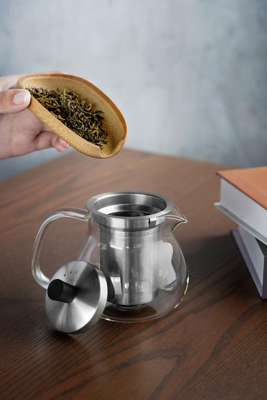 雅集圆趣壶450ml（不锈钢款） 商品图3