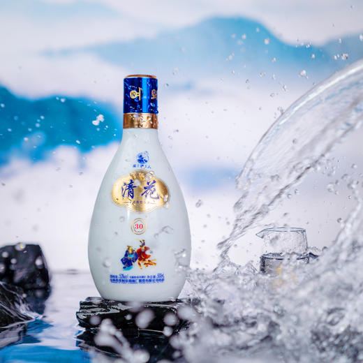 买一箱送一箱 采酒人 清花30 清香型白酒 500ml*1瓶 商品图2