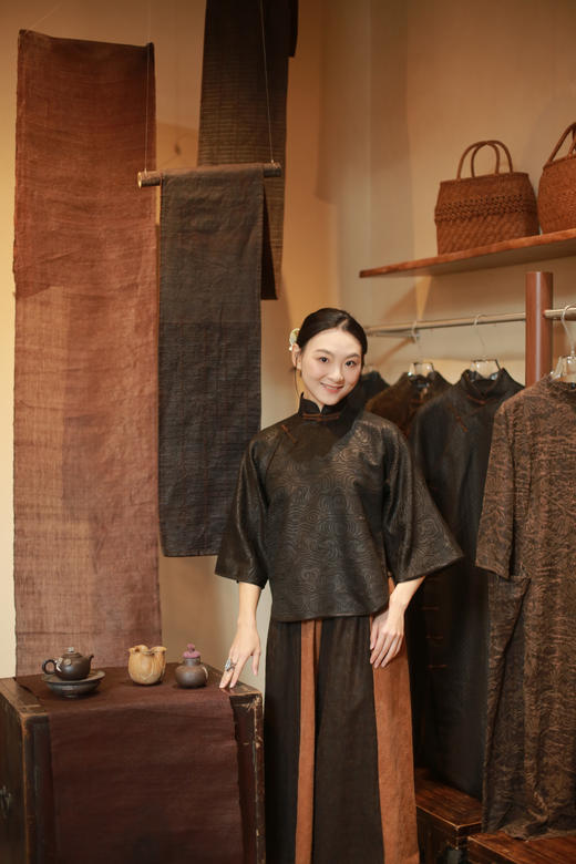 漫物记立领斜襟上衣XYS-W257 商品图4