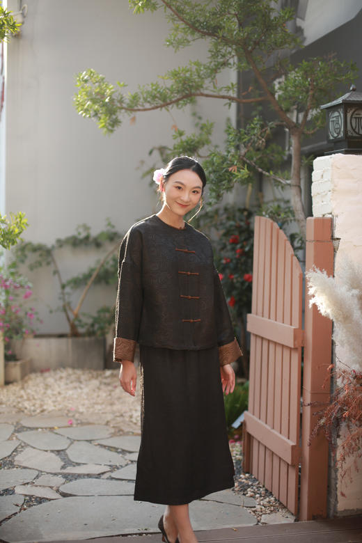 漫物记立领五盘扣圆领上衣XYS-W253 商品图2