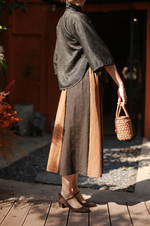 漫物记拼接半身裙XYS-w188 商品图2