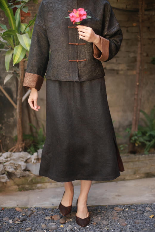 漫物记柞蚕丝双面裙XYS-W240 商品图3