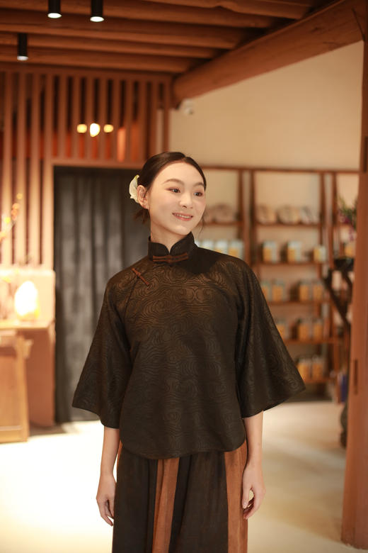 漫物记立领斜襟上衣XYS-W257 商品图0